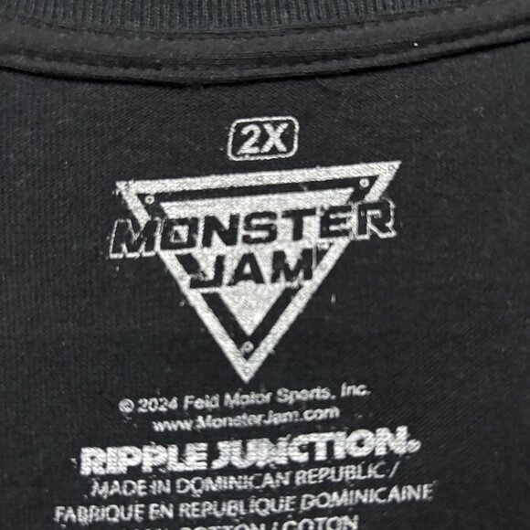 Grave Digger Monster Jam Neon T-shirt size 2XL - Picture 4 of 5